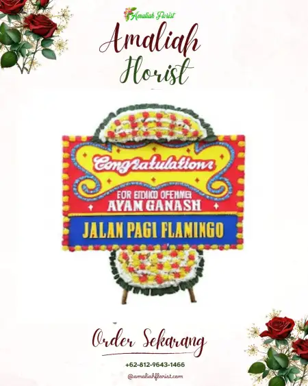 Sewa Papan Bunga Pandrah